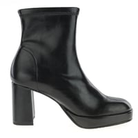 Miss Elastic - 77030 Platform Ankle Boot, Black 3